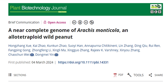 我院殷冬梅教授课题组在植物学领域权威期刊《Plant Biotechnology Journal 》发表高水平论文